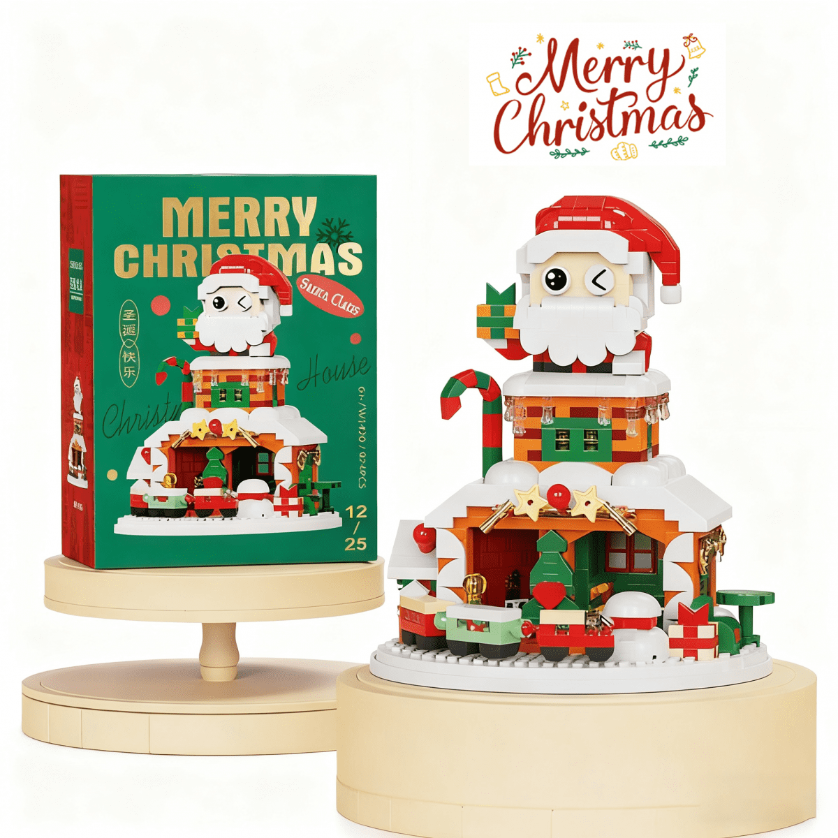 Christmas Winter Village Building Blocks Set for Adults, 924Pieces ...