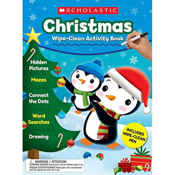 Pre-Owned Christmas Wipe-Clean Activity Book Paperback