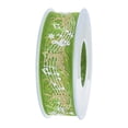 thumbnail image 1 of Christmas Wired Edge Ribbons Wide Uses Durable for Gift Packaging DIY Crafts Green, 1 of 8