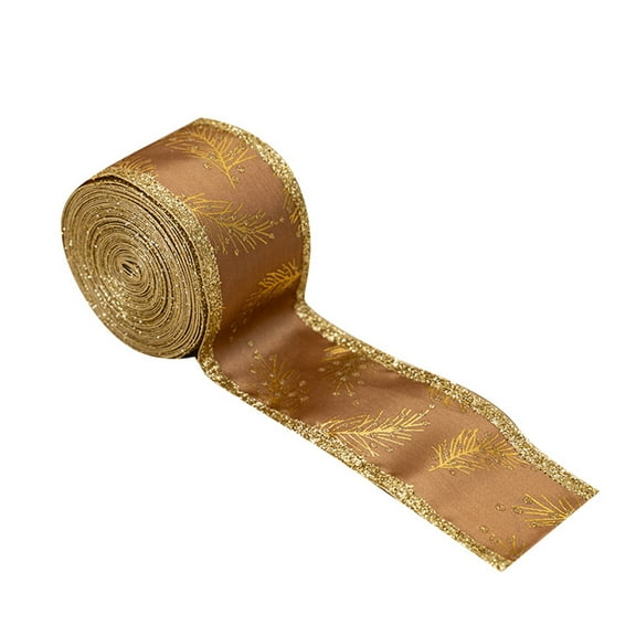 Christmas Wired Ribbon 15ft - Red Burlap with Snowflake Design for Gift Wrapping Bow, Tree Topper, Wreath, Swag, Holiday DIY Crafts and Decoration