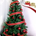 thumbnail image 1 of Christmas Wired Ribbon, 2 Inch x11 Yard Glitter Wired Ribbon, Christmas Velvet Wired Ribbon, Double Sided Velvet Ribbon, for Xmas Tree Wreath Gift Wrapping DIY Crafts Decor, 1 of 7