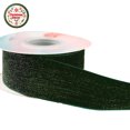 thumbnail image 1 of Christmas Wired Velvet Ribbon 5Yards,Soft Fabric Glitter Ribbon for Xmas Tree Decoration,Gift Wrapping,DIY Bow,Wreath Making,Holiday Home Party Supplies, 1 of 7