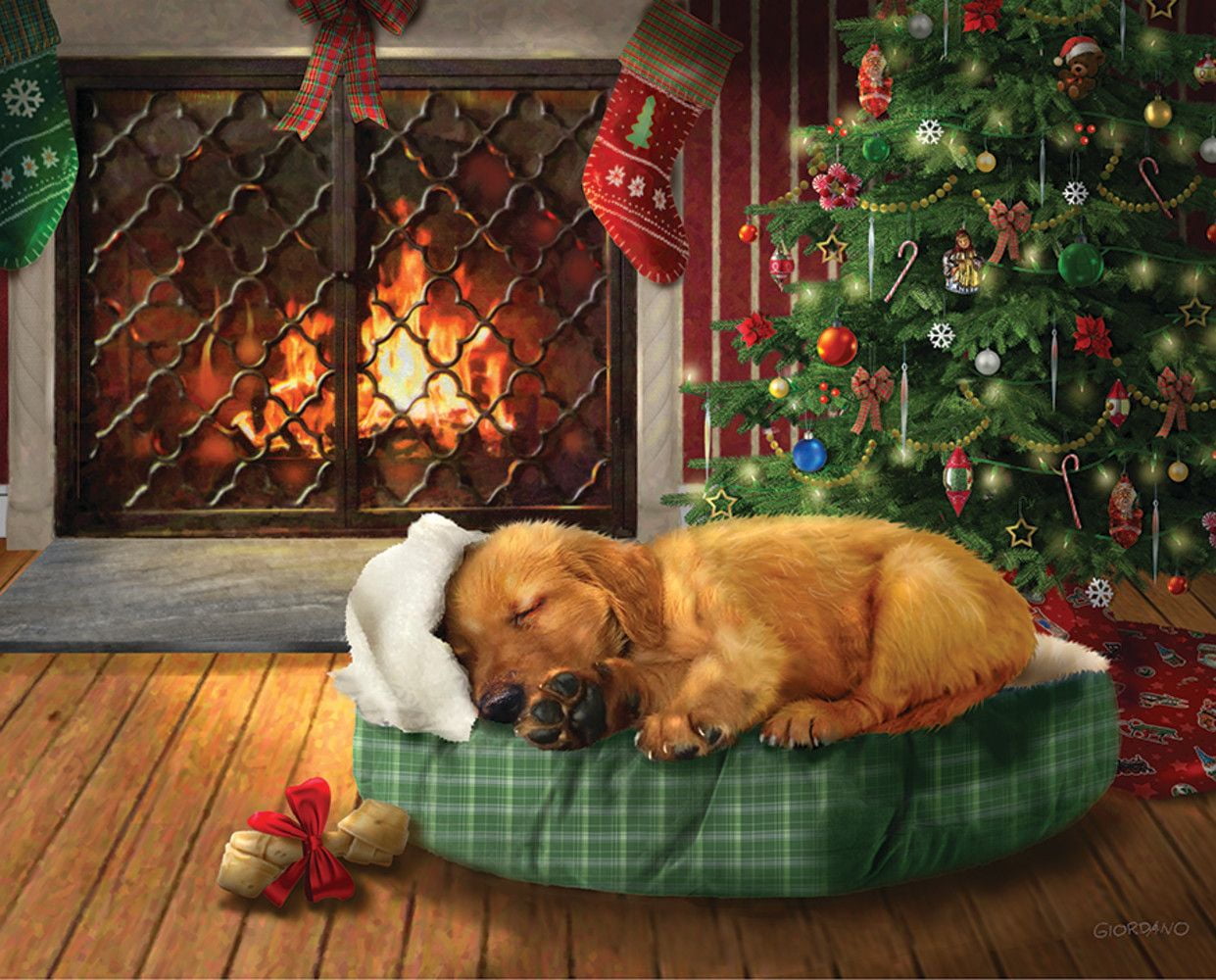 Springbok 1000 Piece Christmas Wishes Jigsaw Puzzle for Adults