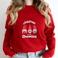 thumbnail image 1 of Christmas With My Gnomies Funny Winter Garden Gnome Lover Graphic SW242 Unisex Sweatshirt, Up to Size 5XL, 1 of 2