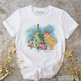 thumbnail image 1 of Christmas With Pooh Bear and Friends T-Shirt, Heartwarming Holiday Tee, 1 of 5