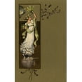 thumbnail image 1 of Christmas - Woman With Mistletoe Poster Print By Mary Evans Picture Librarypeter & Dawn Cope Collection, 1 of 4