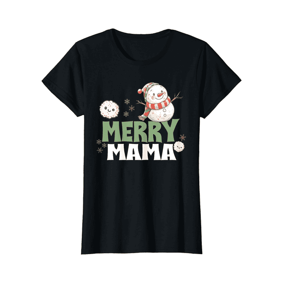 Christmas Women Adult T-Shirt – Santa Claus Graphic Tee, Holiday T-Shirt Idea