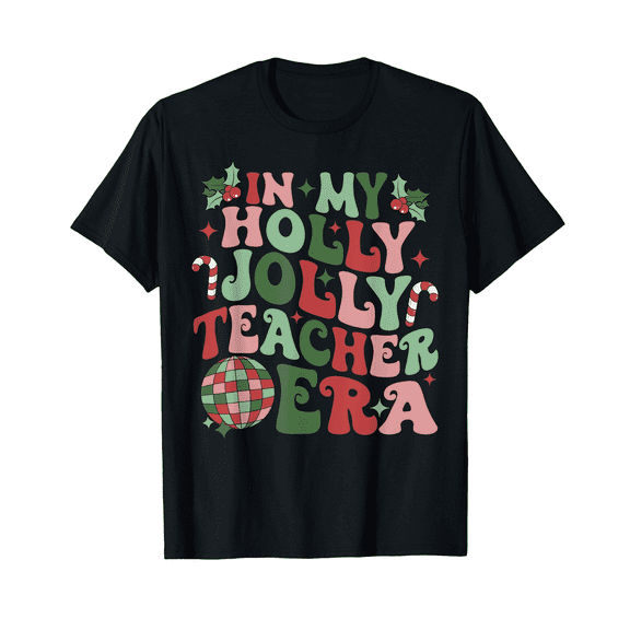 Christmas Women Adult T-Shirt – Santa Claus Graphic Tee, Holiday T-Shirt Idea