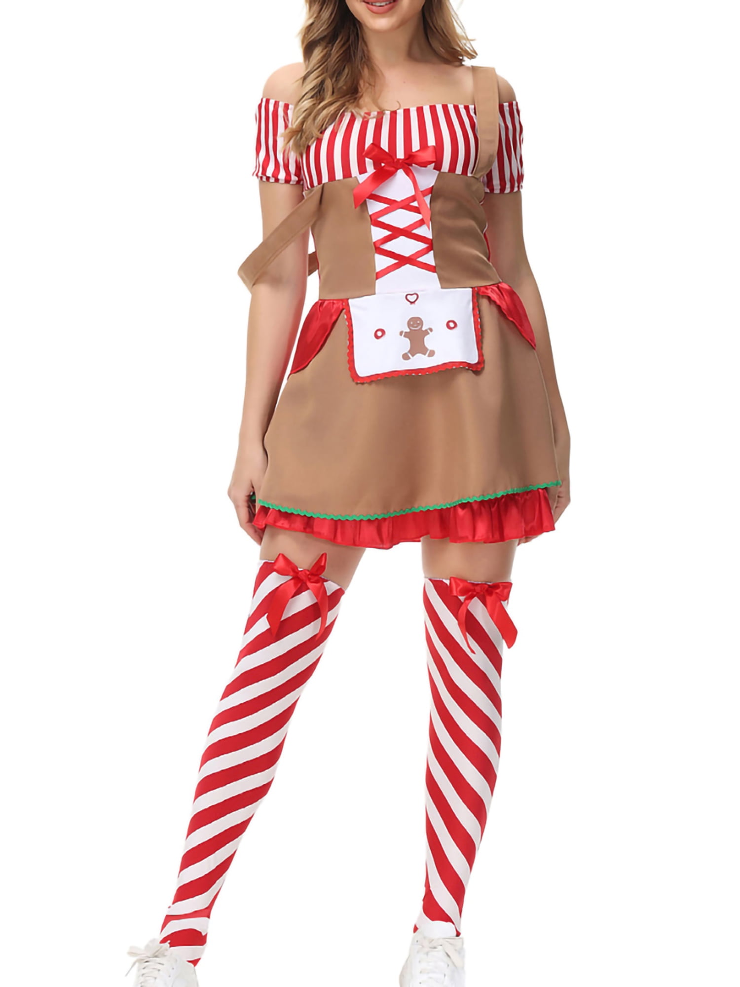 Christmas Women Cos-Play Wear, Short Sleeve Dress Jordan | Ubuy