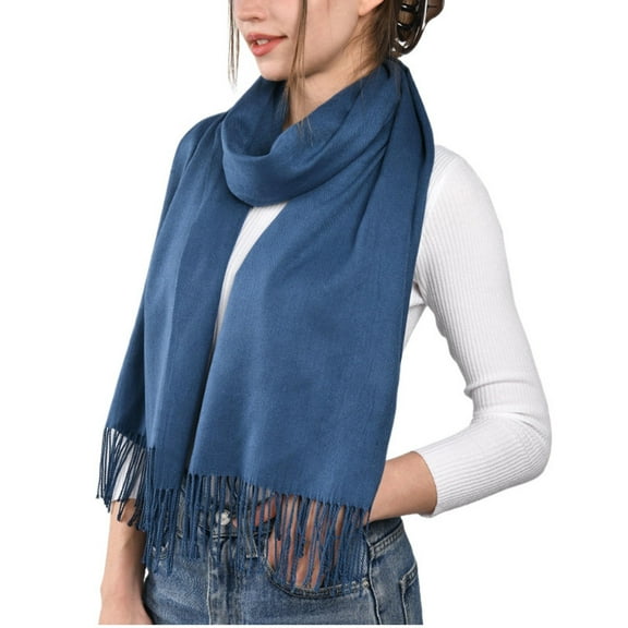 Christmas Women Woolen Three In One Hooded Cap Earflap Hat Long Scarf Gloves Set