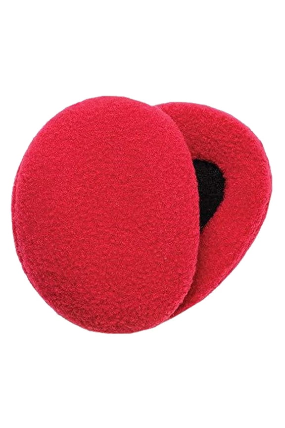 Christmas Women's Ear Muffs for Winter Wool Stay Warm Faux Fur Cold Warm Fuzzy Funny Earmuffs Winter Red