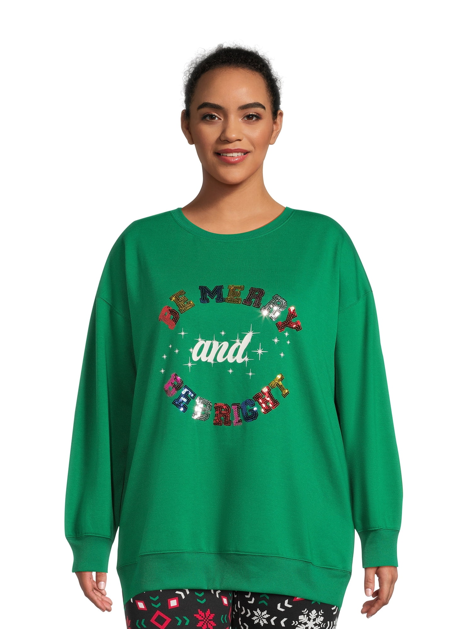 Plus size graphic clearance sweaters