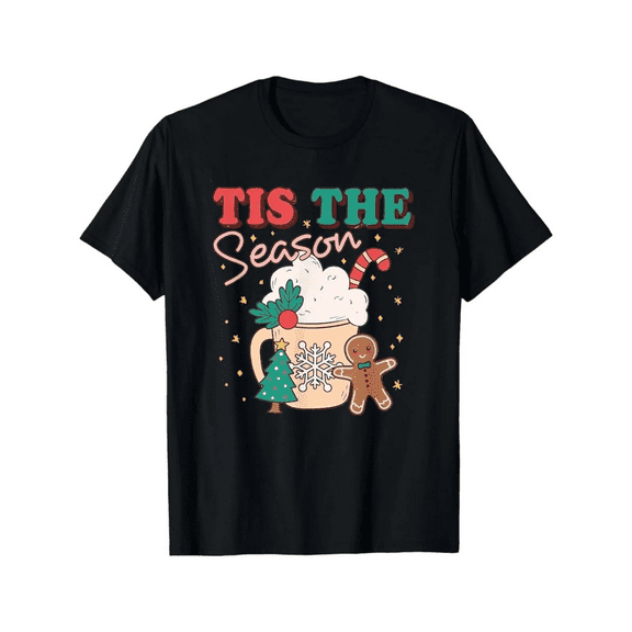 Christmas Women’s T-Shirt - Cute Holiday Shirts | Adult Christmas Tee with Festive Prints