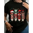 thumbnail image 1 of Christmas Women’s T-Shirt - Cute Holiday Shirts | Adult Christmas Tee with Festive Prints, 1 of 7