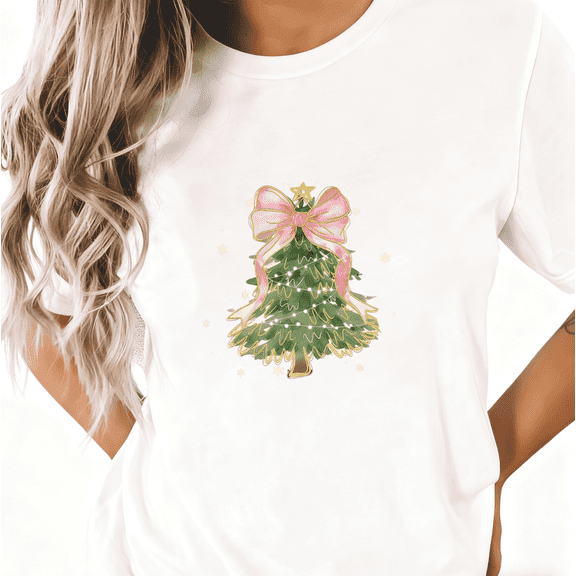 Christmas Women’s T-Shirt - Cute Holiday Shirts | Adult Christmas Tee with Festive Prints