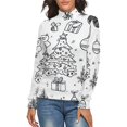 thumbnail image 1 of Christmas Women's Turtleneck Sweater Long Sleeve Ribbed Fitted Turtle Neck Casual Fall Winter Collection Top L, 1 of 4