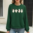 thumbnail image 1 of Christmas Womens Waffle Sweatshirts Loose Crewneck Long Sleeve Shirts Cute Christmas Printed Sweaters Casual Fashion Xmas Holiday Party Pullover Tops, 1 of 6