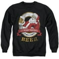 thumbnail image 1 of Christmas Wonderful Time for a Beer Unisex Adult Crewneck Sweatshirt, 1 of 5
