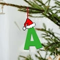thumbnail image 1 of Christmas Wooden 26 Letters Christmas Initial Ornaments Unfinished Wood A To Z Ornament Letters Decorative Hanging Xmas Wooden Alphabet Letters For Christmas Tree Diy Craft Hangs Easy To Use, 1 of 7