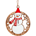 thumbnail image 1 of Christmas Wooden Ornament Hanging Decorations With Rope For Indoor Festive, 1 of 7