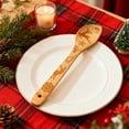 thumbnail image 1 of Christmas Wooden Spoon Laser Engraved Holiday Baking and Cooking Utensil for Kitchen Gift Set, Festive Serving Spatula with Tree Snowflake Design, Natural Wood Mixing Spoon for Holidays Dinner, 1 of 6