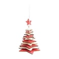 thumbnail image 1 of Christmas Wooden Star Ornaments Rustic Wood Hanging Decorations with Rope Christmas Tree Shaped Small Farmhouse Distressed Xmas Tree Decor for Winter Holiday Party Gifts, 1 of 6