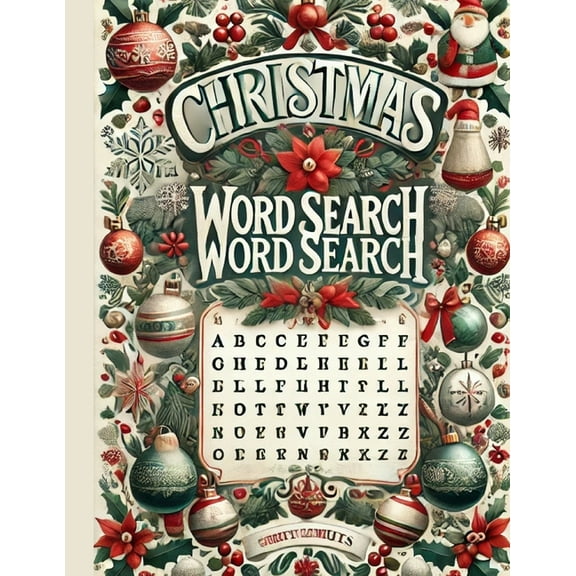 Christmas Word Search: Discover the Holiday Spirit through Word Puzzles, (Paperback)