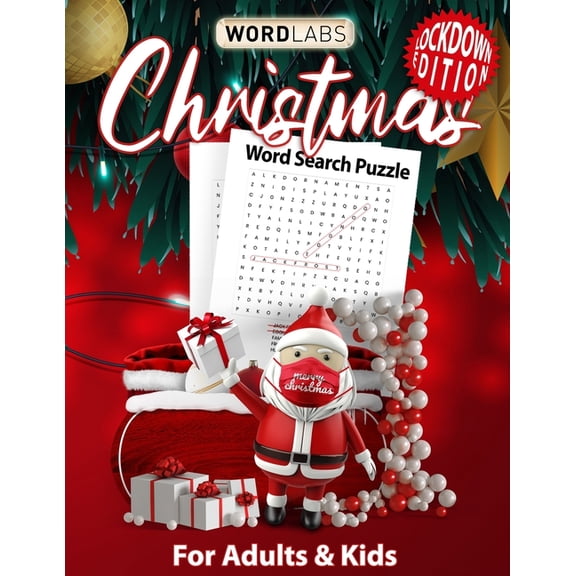Christmas Word Search Puzzle for Adults and Kids: A Great Gift Idea for Hours Of Holiday Fun! (Paperback)