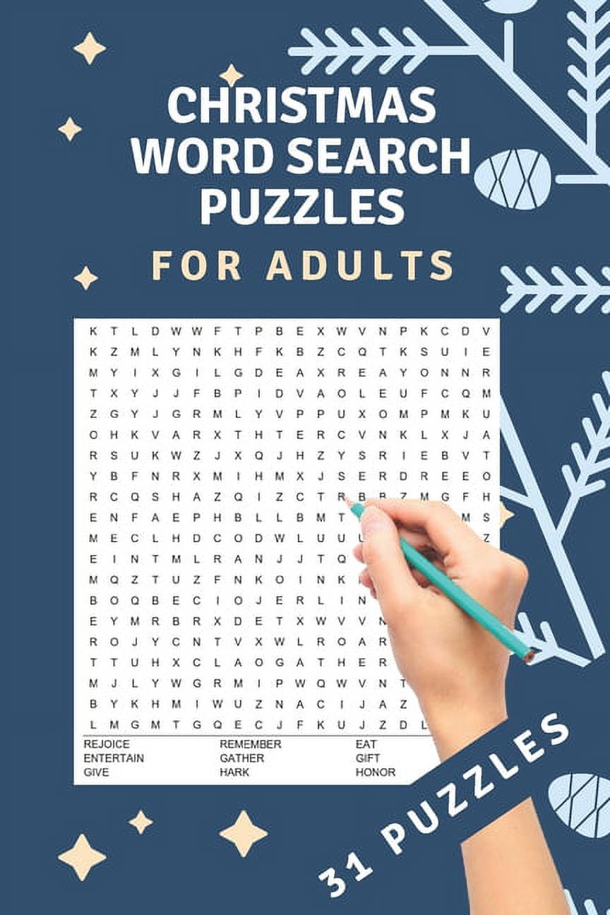 Christmas Word Search Puzzles: 31 word search puzzles - for adults, teens and grown-ups - fun time for christmas - christmas theme - christmas gift - - Walmart.com christmas-word-search-puzzles-31-word-search-puzzles-for-adults-teens-and-grown-ups-fun-time-for-christmas-christmas-theme-christmas-gift-walmart-com