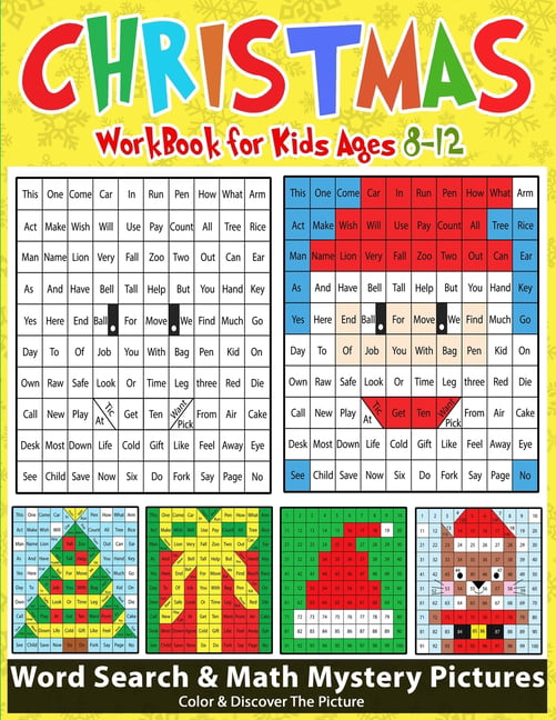 Challenging Christmas Activity Book For Kids Ages 8-12: Creative  Activities, Fun Puzzles, Brainy Challenges, Coloring Pages, And More!