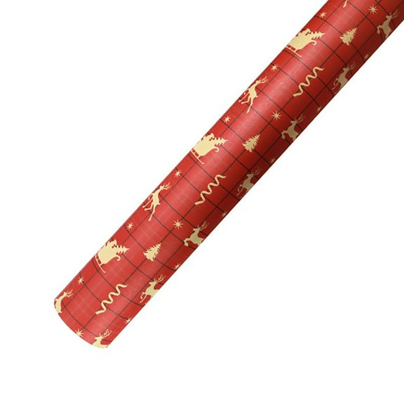 Christmas Wrapping Paper, Holiday Gift Wrap, Multicolor Santa Claus and Christmas Tree Designs for Christmas Gift Decoration, Party Supplies, and Holiday Crafts, 70x50cm High-Quality Paper Sheet