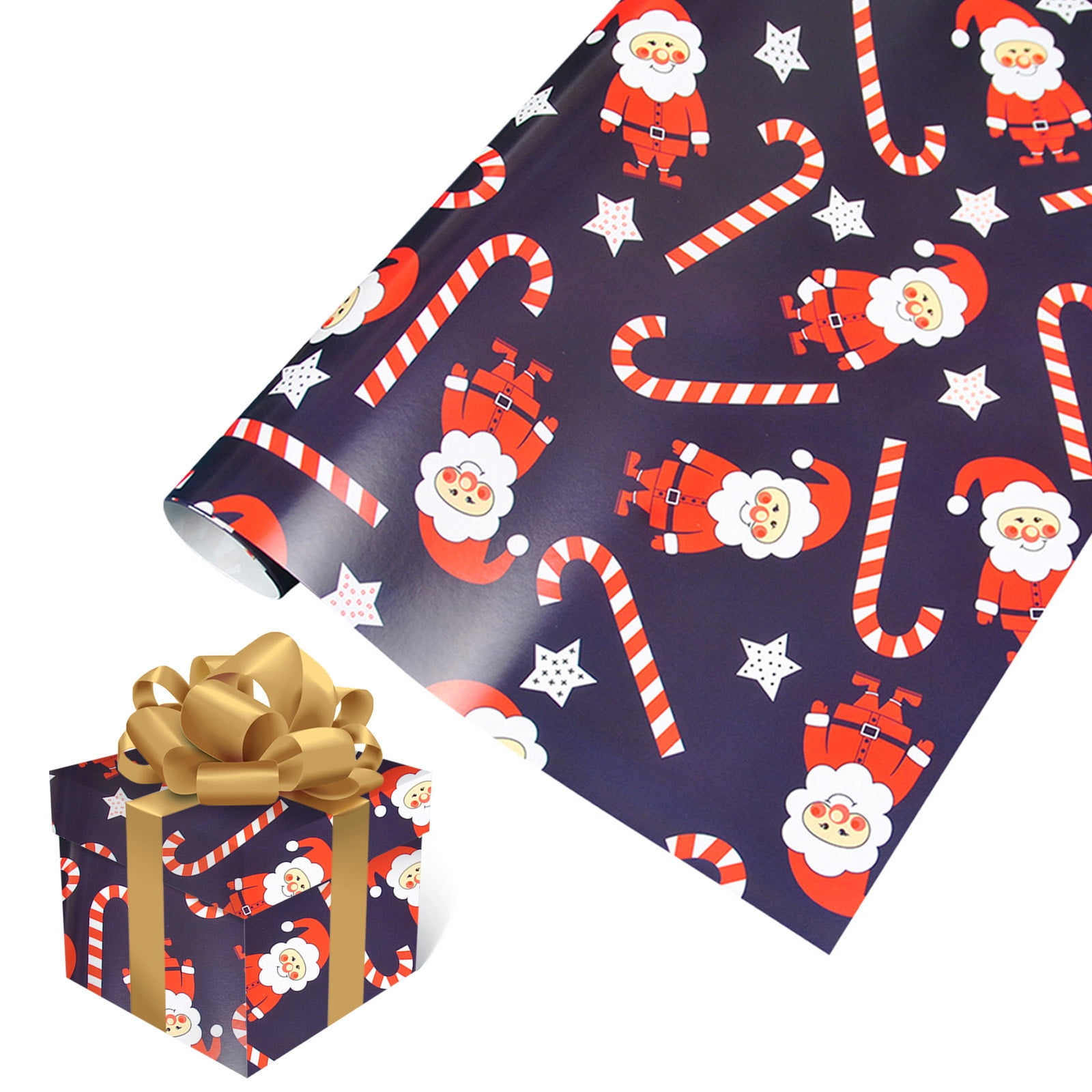 Christmas Wrapping Paper Packaging case 2PCs ( 75cmX51cm, 4.11 Square