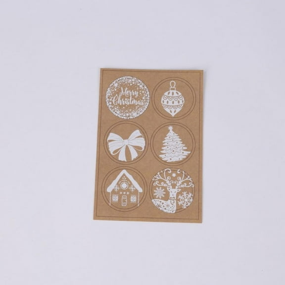 Christmas Wrapping Paper Roll Bow Snow House Berries Elk Patterns Kraft Paper Gift Wrap Paper Large Gift Craft Paper Christmas Festival Gift Decorative Paper