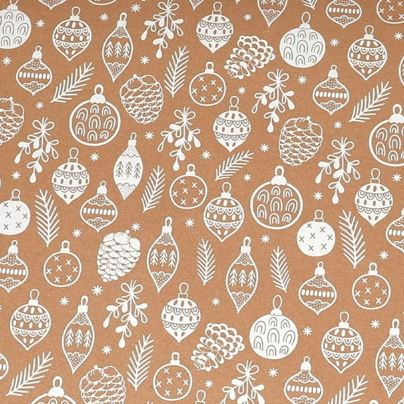 Christmas Wrapping Paper Roll Bow Snow House Berries Elk Patterns Kraft Paper Gift Wrap Paper Large Gift Craft Paper Christmas Festival Gift Decorative Paper