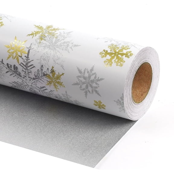 Gift Wrapping Paper Roll 58" x 23", Printed Gift Wrap, Easy Cut & Fold, Durable Paper for Birthday, Holiday, Party and DIY Crafts,1 Roll