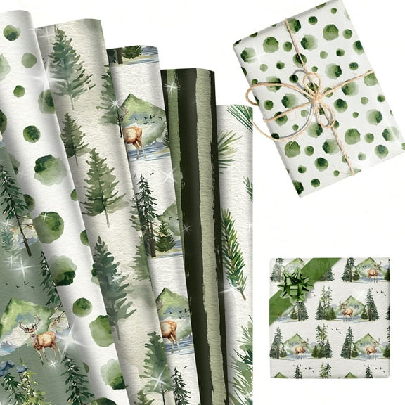 Baby Boy's Birthday Cake Decoration Set - Light Blue and White Themed Bear, Car, and Rocking Horse 5-Piece Accessories Set