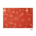 thumbnail image 1 of Christmas Wrapping Paper Set, 5pcs Decorative Kraft Paper, Vintage Snowflakes, Trees & Reindeer Patterns, for Holiday Gifts, 1 of 5