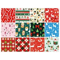Christmas Wrapping Paper Sheets, 12 Assorted Festive Designs, Premium Gift Wrap for Holiday Presents, 27 x 19 Inches Each Sheet, Perfect for Christmas, Birthdays, and Seasonal Celebrations