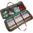 thumbnail image 1 of Christmas Wrapping Paper Storage Containers with Reinforced Handles, Wrapping Paper Organizer Storage, Space-Saving Gift Wrapping Organizer Storage for Holiday Supplies & Accessories, 1 of 4