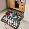 thumbnail image 1 of Christmas Wrapping Paper Storage Containers, Xmas Gift Wrapping Organizer with Pockets, Gift Wrapping Organizer, Underbed Storage for Christmas Decorations Gift Wrapping Container, 1 of 5