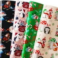 thumbnail image 1 of Christmas Wrapping Paper for Boys Girls Kids - 4 Styles Cute Xmas Gift Wrap Paper for Baby Birthday New Year Party - 8 Large Sheets, 27 x 37 inch, 1 of 7