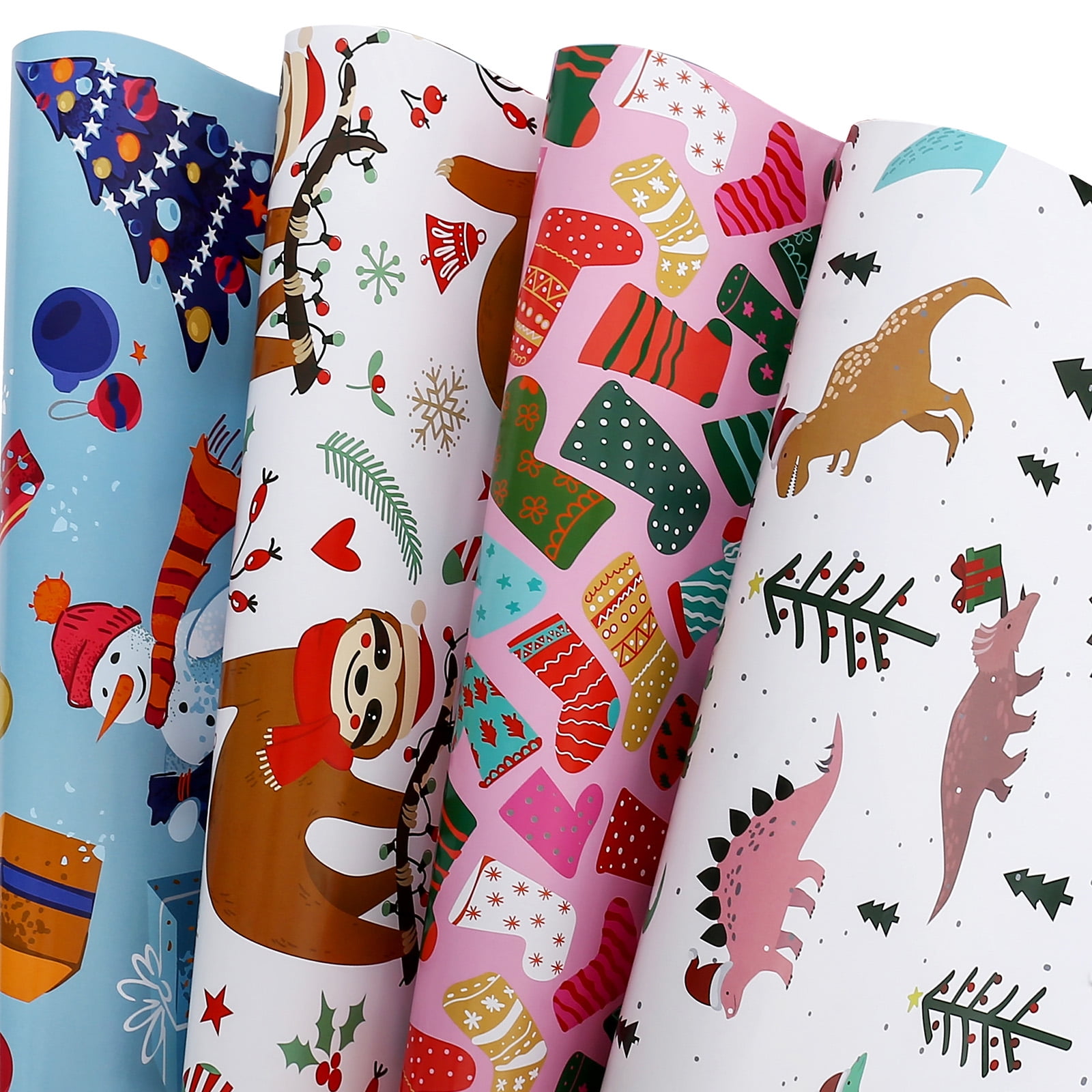 Kid Christmas Wrapping Paper 