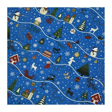 Christmas Wrapping Paper for Kids Men Women, Xmas Holiday Gift Wrap for Party