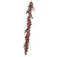 thumbnail image 1 of Christmas Wreath Artificial Flower Branch Red Berries Wreath Wall Hanging Front Door Wreaths for Xmas Party Indoor A, 1 of 8