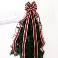 thumbnail image 1 of Christmas Wreath Bows,Christmas Tree Topper Wreath Bow Large Christmas Bow Tree Topper, Polyester Gift Bow for Xmas Ornament Holiday Home Wedding Thanksgiving Indoor Outdoor Decoration (Black Red), 1 of 2