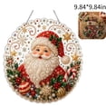 thumbnail image 1 of Christmas Wreath Diamond Art Hanging Kit for Adults, DIY Diamonds Painting Door Hanger Board Kit, Special Acrylic Diamond Art Painting Pendant Ornament,A2, 1 of 6