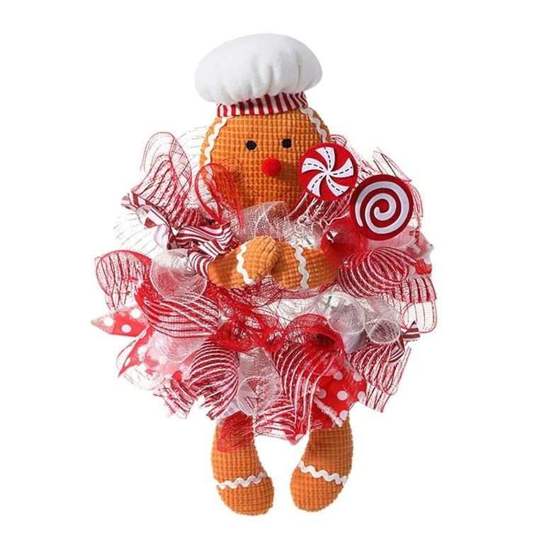 Christmas Wreath Gingerbread Wreaths Gingerbread Hanger Candy Cane