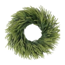 Christmas Wreath Leaves 30CM DIY Flexible Garland Decoration Simulation Needle Hanging Materials for Holiday Tree Table Centerpiece