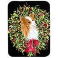 thumbnail image 1 of Christmas Wreath Papillon Glass Cutting Board- Large, 1 of 1
