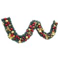 thumbnail image 1 of Christmas Wreath,Pre-Lit Artificial Christmas Wreaths for Front Door with Pine Cones,Berries,Christmas Wreath with Lights, for Outdoor Indoor Decorations 106.3in, 1 of 4
